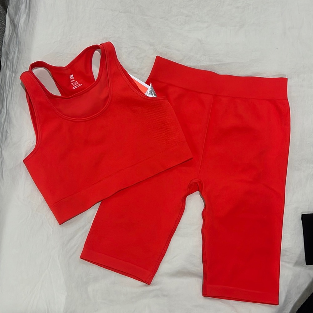 Red athletic set